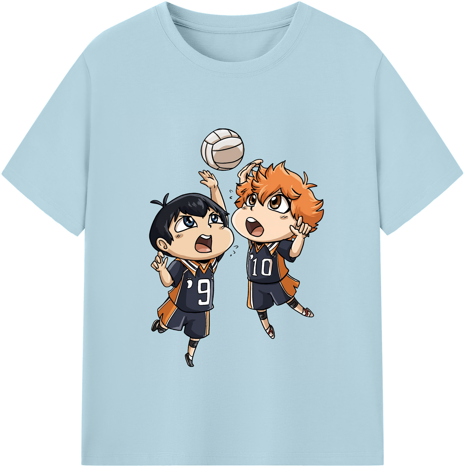 （画像用） ハイキュー!! Haikyu!! 綿100％半袖Tシャツ（フロントプリント）